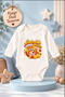Baby Bodysuit with Lettering Baby Lion Long Sleeve Bodysuit (Newborn & Infant) - 3