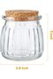 7oz Glass Mini Pudding Jars - 12 Pack Clear Yogurt & Spice Containers with Cork Cover for Jam, Honey, Mousse, Wedding & Shower Favors, DIY & Art - 2