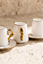 Çengelköy 6-Person Conical Gilded Coffee Cup Set - 7