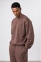 Men's Basic Oversize Sweatshirt Cocoa - 2