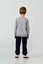 Boy's Double Suit Us2632-4 Grey Melange 6-7 - 3