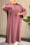 6688 - Stylish Comfortable Buttoned Viva Fabric Long Women's Cap - 5