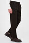 Straight Baggy Fit Pleated Men's Trousers Brown - 38386.26K - 4