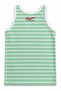 2-Piece Boys' Undershirts Green and White Striped, Front and Back Printed Undershirts, Jet Airplane Printed Cotton Boys' Undershirts, Cotton 2-Piece Underwear, Gift Undershirt Set, Boys' Underwear Atlet-23-Yb - 6