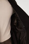 Straight Slim Fit Wide Collar Belted Double Breasted Cashmere Long Men's Coat Dark Brown - 21303.24K - 7
