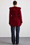 Torba Pocketed Hooded Short Coat Fes 3185 - 7