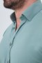 Straight Slim Fit Men's Shirt Green - 27023.24K - 2