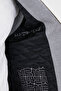 Plain Slim Fit Stand Collar Double Zipper Wool Blend Men's Vest Gray - 40966.26K - 7