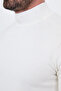 Plain Slim Fit Half Turtleneck Ribbed Cotton Men's Knitwear Sweater Ecru - 11606.26K - 2
