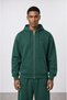 Basic Oversize Zip Emerald pentru bărbați