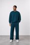 Men's Basic Oversize Sweatshirt Emerald - 4