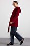 Torba Pocketed Hooded Short Coat Fes 3185 - 6