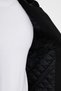 Slim Fit Suede Body Knitwear Sleeves Hooded Zippered Men's Coat Black - 39683.26K - 6