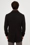 Textured Slim Fit Shirt Collar Buttoned Pocketed Wool Men's Coat Brown - 21343.26K - 4