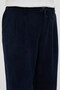 Corduroy Baggy Fit Double Pleated Jogger Velvet Men's Trousers Navy Blue - 38392.26K - 3