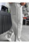 Light Gray Panda Fabric Stitched Baggy Tracksuit Res-4004 - 4