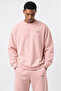 Men's Basic Oversize Sweatshirt Pink
