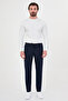 Striped Slim Fit Jogger Men's Trousers Navy Blue - 38387.26K - 3