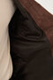 Textured Slim Fit Shirt Collar Buttoned Napa Men's Coat Brown - 39684.26K - 7