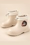 Ki̇tty Unisex Children's Daily Rain and Snow Boots with Fur Inside and Elastic Rubber - 5