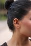 Taşlı Zincir Model Ear Cuff - 2