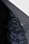 Striped Slim Fit Wide Collar Double Breasted Italian Style Double Leg Trousers Men's Suit Gray - 45486.26K - 6