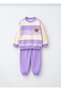 Girl's Cotton Seasonal Top and Bottom Tracksuit Set