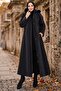 Full Length Nova Quilted Coat Black Hnt2803 - 2