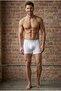 Men's Trend Breathable Relaxed White Boxer - 6