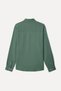 Men's Blue Lyocell Blend Regular Fit Long Sleeve Shirt - 2