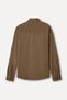 Men's Brown Lyocell Blend Regular Fit Long Sleeve Shirt - 2