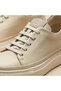 3870 Beige Genuine Leather Sneaker - 2