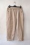 Italian Beige Pocketed Elastic Waist Narrow Leg Casual Lycra Woven Trousers 98 65 - 2