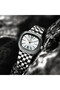 Women's IPS Stainless Steel Watch, Silver Dial, Y121 Movement, Butterfly Clasp, 3ATM - 3