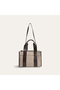 Women's Mink Color Suede Textured Handbag