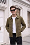 Basic Stylish Filled Suede Coat - 2