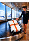 Suitcase Belt Adjustable Suitcase Belt with Safety Lock Buckle 2 Pieces 4cm X 200cm - 5