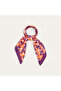 Women's Orange Patterned Scarf - 2