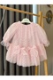 Babyaden Colorful Polka Dot Patterned Flared Tulle Baby Girl Dress - 3