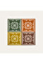 Women's Orange Patterned Scarf