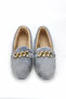 Soft Plush Stoned Lightweight Women's Slippers Ballerina Plush Shoes - 4