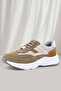 Rakerplus 3804-Kmta Sand Color 100% Leather Men's Casual Sneakers Anatomical - 2