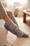 Soft Plush Stoned Lightweight Women's Slippers Ballerina Plush Shoes - 3