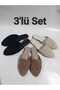 Women's Closed-Front Straw Slippers, Dowry, Daily, Guest House Slippers