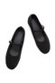 Women's Suede Wedge Heeled Casual Ballerinas - 2