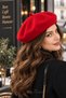 French Painter Beret Australian Wool Women's Felt Beret - 2