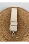 Cream Color 100% Cotton High Quality Adjustable Bag Strap, Crossbody Bag Strap with Silver Buckle Detail - 3