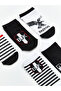 Rmz Gi̇yi̇m Farki̇lli̇ Şi̇rket Licensed Printed Boys' Booties Socks 5-Pack - 3