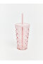 I Embossed Glass Soft Drink Cup with Straw from Freezen Store 400 ml - 3