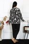 Women's Plus Size Combed Cotton Long Sleeve Pajama Set - 4